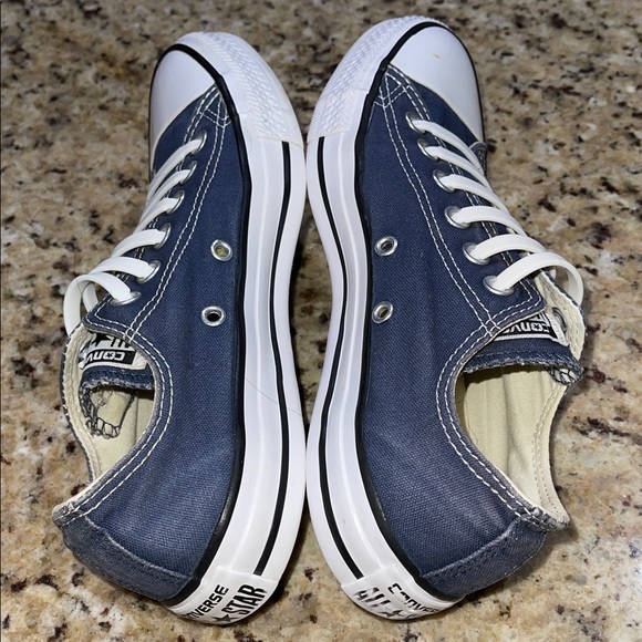 Converse Blue and White Sneakers - Picture 8 of 10